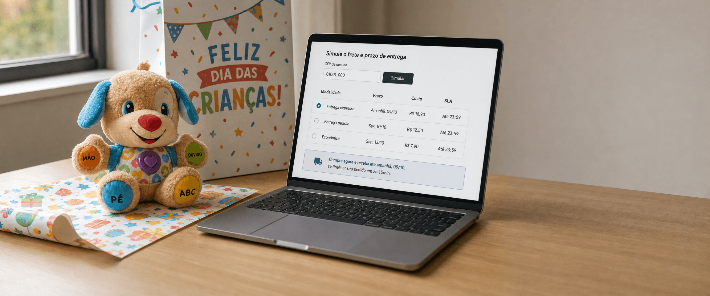 Frete para Dia das Crianças: como reduzir prazo e custo