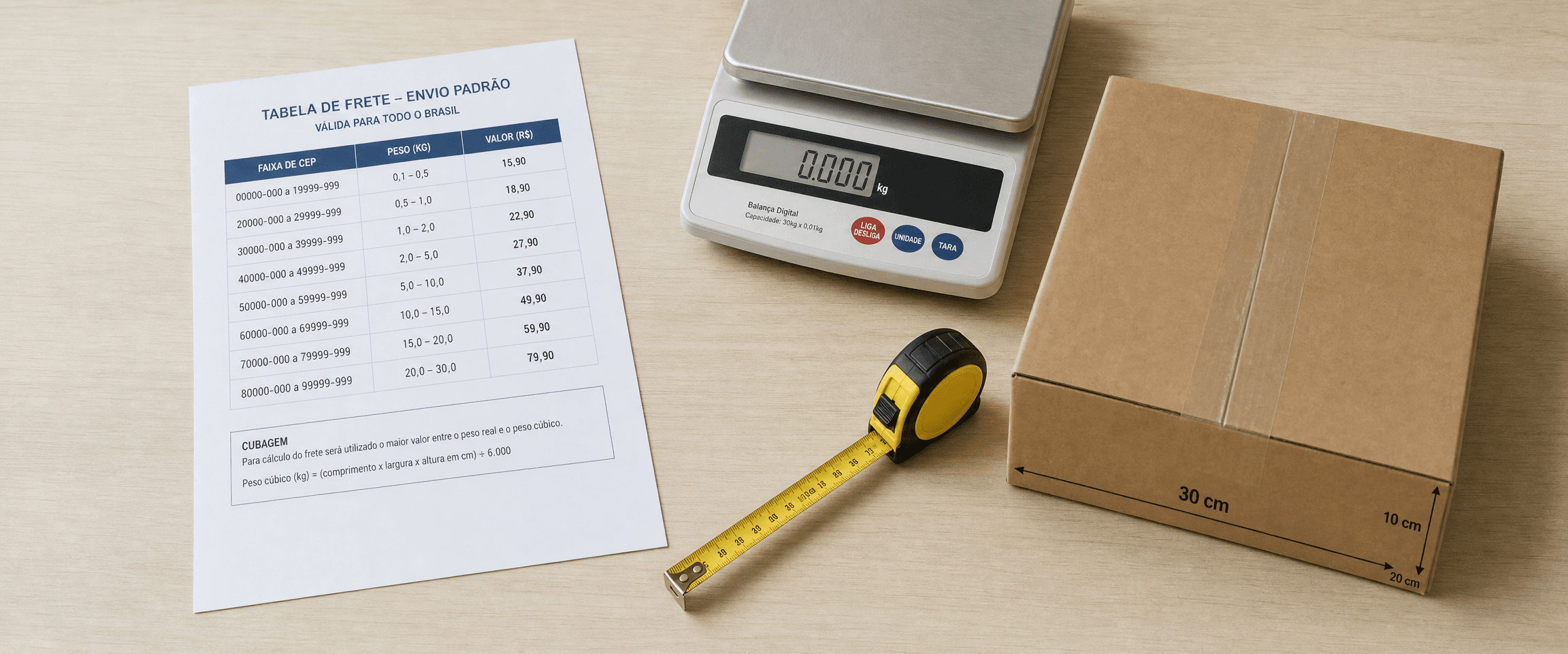 Como Configurar Regra de Frete por CEP, Peso e Dimensão