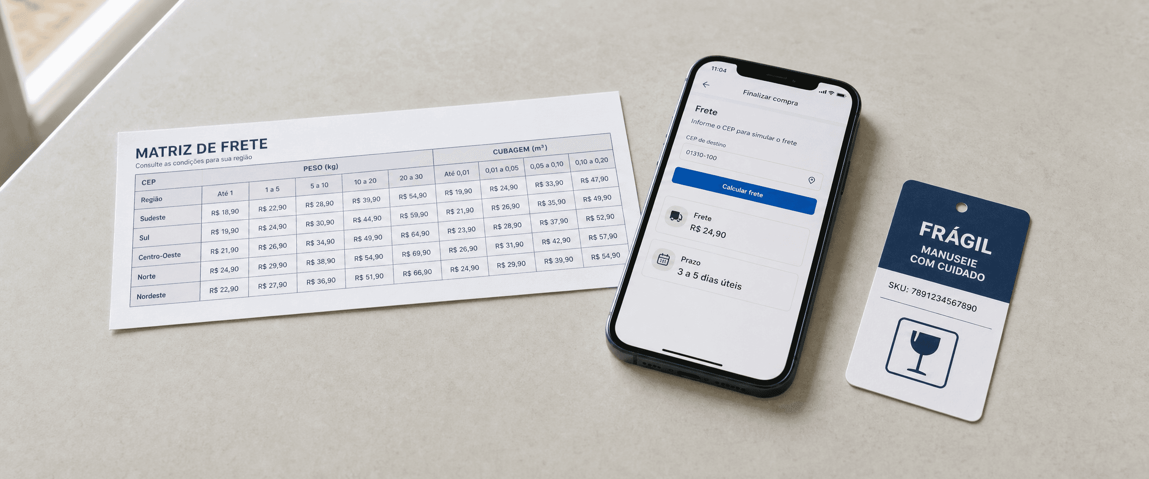 Frete caro no checkout: como reduzir com tabela por transportadora