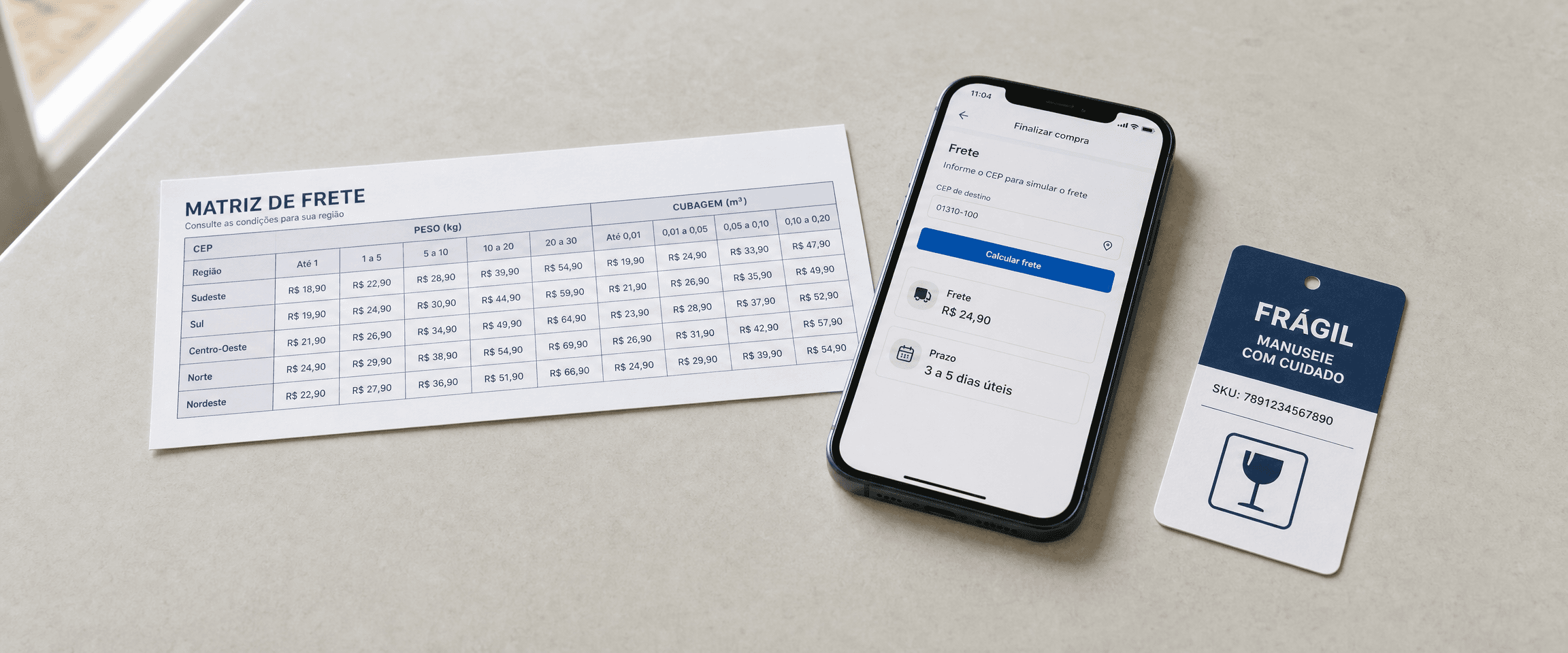 Frete caro no checkout: como reduzir com tabela por transportadora